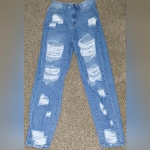 Junior Women's Distressed Jeans from SHEIN
